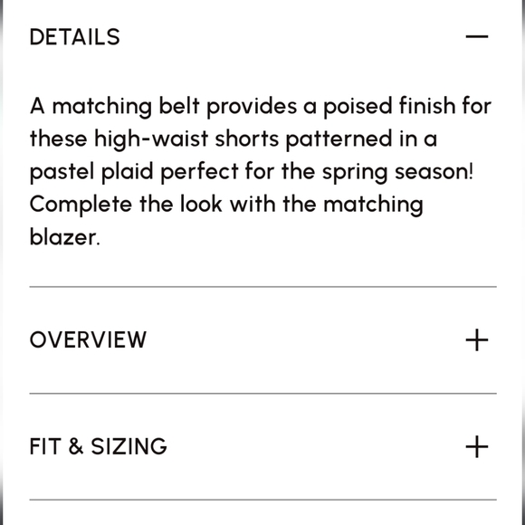 NWT Fanco pink plaid shorts - Picture 5 of 15